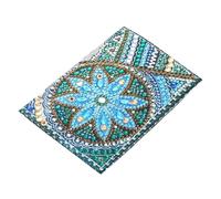 Soporte de piel sintética para pasaporte, diseño creativo de pintura artística de diamantes, funda protectora para pasaporte para tarjeta de embarque, tarjeta de identificación, licencia de