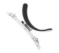 Soporte de pierna de pierna de tambor de marcha soporta de reposo de la pierna de tambor estable de acero inoxidable para profesionales principiantes El diseño elegante duradero