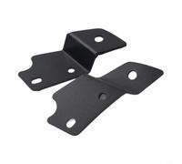 Soporte de pilar A para faro adicional para Ford Bronco 2021-2023 | 2/4 puertas, soportes de luz de acero, negro, juego de 2, atornillado, construcción de acero sólido, acabado recubierto negro