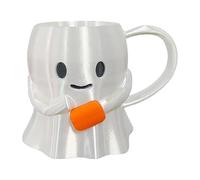 Soporte de pinta de helado, taza de café con temática fantasma creativa de almacenamiento de servicio elegante con construcción ligera con impresión en 3D, ideal para el comedor y uso de restau