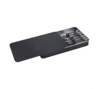 Soporte de pintura modelo con base magnética, flexible para clips de cocodrilo para aerógrafo en miniatura, herramienta de tercera mano de soldadura de metal con caja de almacenamiento, paquete de 12