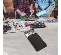 Soporte de pintura para modelo con brazo de metal flexible, paquete de 10 clips con puntas de goma y caja de almacenamiento para aerosol de aerógrafo, soldadura para aficionados, tercera H