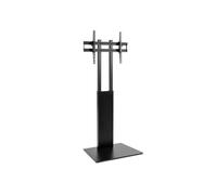 Soporte de piso Equip 650615 para TV 37-75" altura ajustable inclinable negro