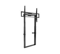 Soporte de Piso Fijo Tooq TITAN con Ajuste Eléctrico de Altura 55" a 100" Máx. 120Kg Negro