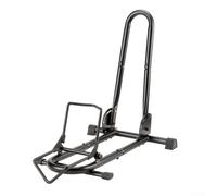 Soporte de piso para bicicleta, soporte plegable para bicicletas para ruedas de 26 a 29 pulgadas, almacenamiento de estacionamiento estable para garaje y apartamento