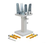 Soporte de piso para radiador panel, soporte acero con anclajes expansión, llaves hexagonales, base estable para instalación calefacción, rango altura 5, a 8,3 pulgadas