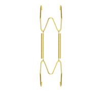 Soporte de placa: construcción de alambre duradero, mini soporte de pared dorado | Un estante de pared que es fácil de ver, placas y diversos productos con un diseño menos perceptible y un cómodo Wa
