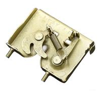Soporte de placa de bloqueo de asiento de motocicleta para scooter Princess 100, pestillo de seguridad dorado de hierro con fijaciones de 7 mm y 6 mm, pieza de repuesto de ajuste estándar para un