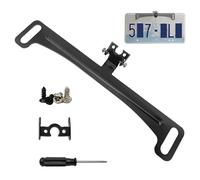 Soporte de placa de licencia para cámara trasera de coche, soporte de instalación para cámara de visión trasera, kit de montaje para cámaras inversas resistentes al agua para coches, SUV, camiones y