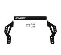 Soporte De Placa De Navegación GPS para Motocicleta para Suzuki DL650 Vstrom 650 XT 650XT V-Strom DL 650, Extensión De Soporte para Teléfono. Soporte Navegación Teléfono(Negro 22MM,Un Estilo DL)