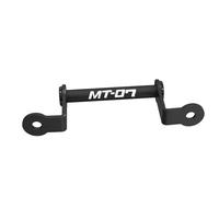 Soporte De Placa De Navegación GPS para Motocicleta para Yamaha MT 07 MT-07 Tracer 7 700 GT Tracer7 Soporte para Teléfono Soporte De Navegación GPS(Negro 1,12MM)