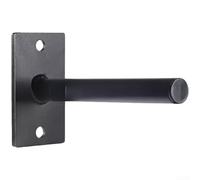 Soporte de placa de peso de acero montado en la pared para placas de barra de 25 mm y 50 mm, soporte de almacenamiento resistente con inclinación hacia arriba para organización de gimnasio en casa