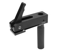 Soporte de placa de prensado para carpintería Aleación de aluminio Accesorio de palanca de presión ajustable de 3 engranajes para carpintería Tablero de prensa de escritorio (20mm)