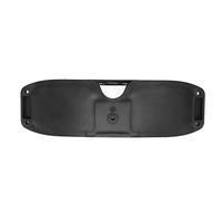 Soporte de placa de soporte del espejo de popa del barco, placa de montaje del motor del barco Placa del espejo de popa Soporte del motor de montaje fueraborda Placa de respaldo (Negra)