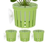 Soporte de Plantas de Acuario - 4 Piezas Decoración de Paisajismo - Juego De Macetas para Plantas Acuáticas | para Salón Oficina Restaurante Apartamento Cumpleaños y Casa Nueva