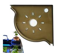 Soporte de plantas de acuario - Soporte de herramientas de acuario transparente | Rangueras Estante de esquina del tanque | Estante de esquina de triángulo para almacenar macetas, tijeras y herramient