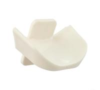 Soporte de plástico blanco para saltos de caballos para postes de obstáculos ecuestres, soporte de material ABS, soporta alas de salto estándar sin necesidad de herramientas (1 unidad)
