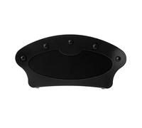 Soporte de plástico manos libres para cartas de juego, con clip, asiento de póquer, color negro