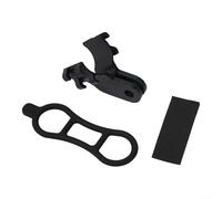 Soporte de plástico para antorcha de bicicleta para cámaras que permite una luz frontal flexible o posicionamiento de cámara de acción en bicicletas