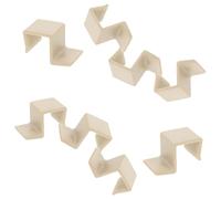 Soporte de Plástico para Cama Niño Niña, 10 Piezas, Blanco | Fijación para Tabla de 1,8-2cm, Instalación Fácil, Estabilidad Reforzada, Uso Doméstico, 4,5x2,5x2,3cm