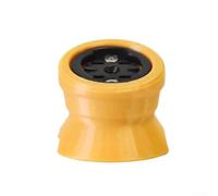 Soporte de plástico para ordenadores de bicicleta y faros delanteros construido para bicicletas plegables Brompton A C P con tamaño compacto de 5,5 x 4,3 cm (amarillo)