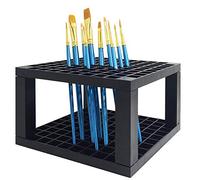 Soporte de plástico para pinceles de pintura, 96 ranuras, organizador de pie para escritorio, perfecto para bolígrafo/lápiz, pincel de pintura, bolígrafo de gel y mucho más
