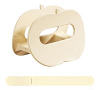 Soporte de plástico para tapa de olla, abrazadera activada por gravedad para organizador de cocina, drenaje de circulación de aire, estante de almacenamiento multiusos para tapas y tablas de cortar