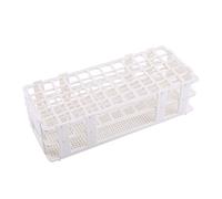 Soporte de plástico para Tubos ensayo, 9,84 x 4,17 x 2,55 Pulgadas, 60 Orificios, Soporte para Estante Laboratorio, Almacenamiento 3, científico Desmontable Uso en experimentos