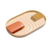 Soporte de plástico para utensilios de cocina, espátulas, palillos y tapas de ollas, ofreciendo una solución limpia y organizada (rosa)