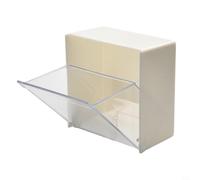 Soporte de plástico reutilizable para papel de café con gran apertura de boca para una fácil inserción y extracción de filtros