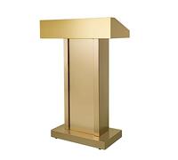 Soporte de podio de acero inoxidable resistente, ideal para leer o usar con laptop en oficina, conciertos, escuela, iglesia y eventos de habla