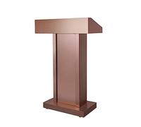 Soporte de podio de acero inoxidable resistente, ideal para leer o usar con laptop en oficina, conciertos, escuela, iglesia y eventos de habla