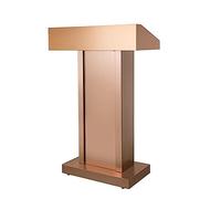 Soporte de podio de acero inoxidable resistente, ideal para leer o usar con laptop en oficina, conciertos, escuela, iglesia y eventos de habla