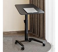 Soporte de podio portátil para laptop, podio móvil ajustable con ruedas giratorias, escritorio de púlpito de iglesia sentado a pie, fácil montaje