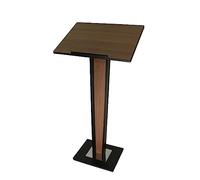 Soporte de podio portátil para presentaciones, atril ligero para profesores, oficinas, bodas e iglesias, ideal para discursos y eventos