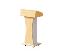 Soporte de podio Soporte de podio con 4 ruedas bloqueo, atriles y podios for la escuela, oficina, conferencia en casa