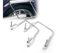 Soporte De Portaequipajes para Alforjas Motocicleta Cromado para Yamaha Royal Star Venture S XVZ1300TFS 2008 2009 2010 2011 2012 2013 23,5 Cm Universal