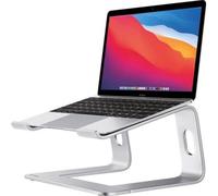 Soporte de portátil Crong AluBench Aluminio Gris Universal Plegable