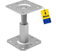 Soporte de poste negro, plata, amarillo altura ajustable pie de apoyo zapato ...