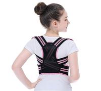 Soporte De Postura Corsé Ortopédico Para Niños Corrector De Postura Niño Niña Soporte Para Clavícula Cuello Y Hombros Cinturón Corrector Jorobado Para Adolescentes Soporte Para La Espalda ( Color : Pi