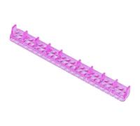 Soporte de práctica de uñas acrílicas, diseño transparente para aprender y dominar, construcción práctica, fácil de limpiar, soporte de práctica de uñas