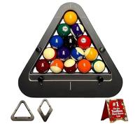 Soporte De Precisión para Billar De 8 Y 9 Bolas - Triángulo De Billar Smart Rack - Ajustable Profesionalmente - para Una Colocación Precisa Y Uniforme - Accesorio para Triangular Style