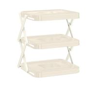 Soporte de preparación de varios niveles para cocina - Preparación culinaria en 3 niveles, soporte vertical para cocina, para chefs adeptes meal prep familias casas