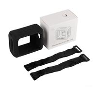 Soporte de protección de altavoz de silicona estable compatible con JBL para GO3 diseñado para uso en exteriores y seguridad de viaje (es negro)