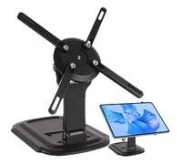 Soporte de proyector de Escritorio, Altura Ajustable Base de rotación no Deslizante, Tableta Universal y Soporte para teléfono para Cine en casa, Estante de Montaje de proyector portátil para Acampar