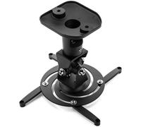Soporte de proyector de techo rotativo negro Techly ICA-PM 100BK de 22 cm