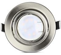 Soporte de Proyector Empotrable Orientable Con Foco LED GU10 5W (conf.3PZ) V-tac