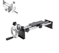 Soporte de prueba de tensión en espiral horizontal manual con abrazaderas ajustables, banco de pruebas de fuerza de empuje y tracción manual para aplicaciones de plástico y industria ligera