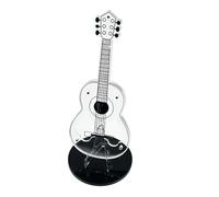 Soporte de púa acrílica - Marco de pantalla transparente, soporte para recuerdos coleccionables premium | Solución delgada para guardar púas de guitarra, moderno escaparate artístico para músicos