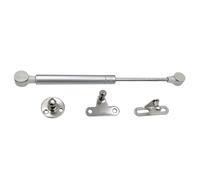 Soporte de puerta de armario, silenciador de puerta de armario de cierre suave - puntal de resorte de elevación hidráulico, 80 N/17,6 lb 150 N/33 lb Timbre de puerta de armario de muebles, adaptador